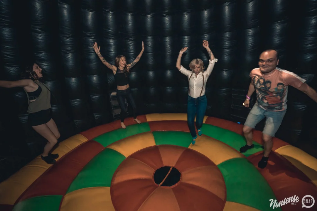 NONSENSE DANCE PARTY! We brought out the XTREME DANCE DOME and got ridiculous! Kimber was the DJ. Photo by Fabeaux/Oh Snap