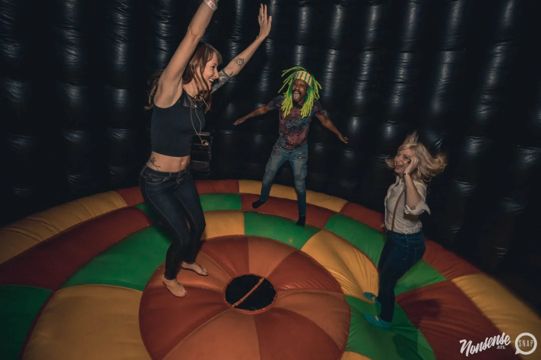 NONSENSE DANCE PARTY! We brought out the XTREME DANCE DOME and got ridiculous! Kimber was the DJ. Photo by Fabeaux/Oh Snap