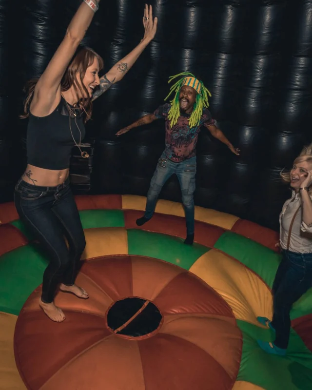 NONSENSE DANCE PARTY! We brought out the XTREME DANCE DOME and got ridiculous! Kimber was the DJ. Photo by Fabeaux/Oh Snap
