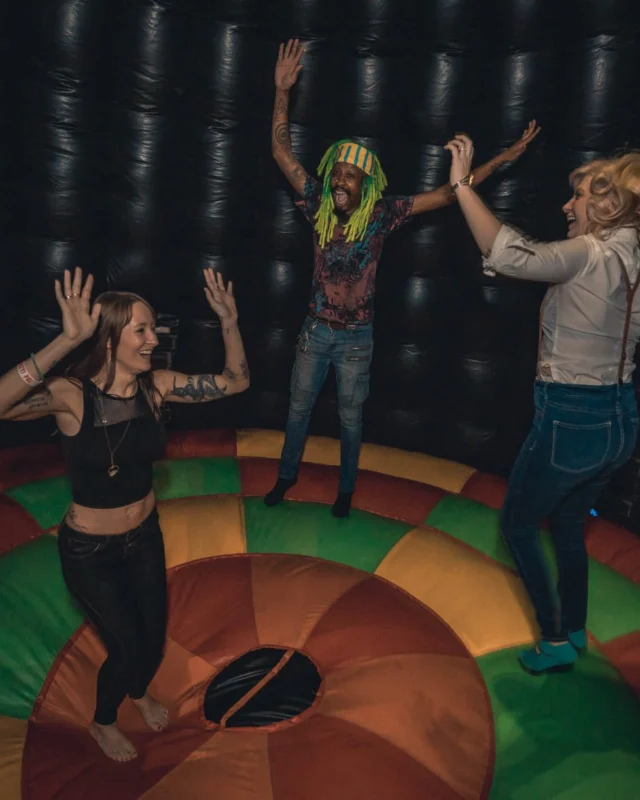 NONSENSE DANCE PARTY! We brought out the XTREME DANCE DOME and got ridiculous! Kimber was the DJ. Photo by Fabeaux/Oh Snap