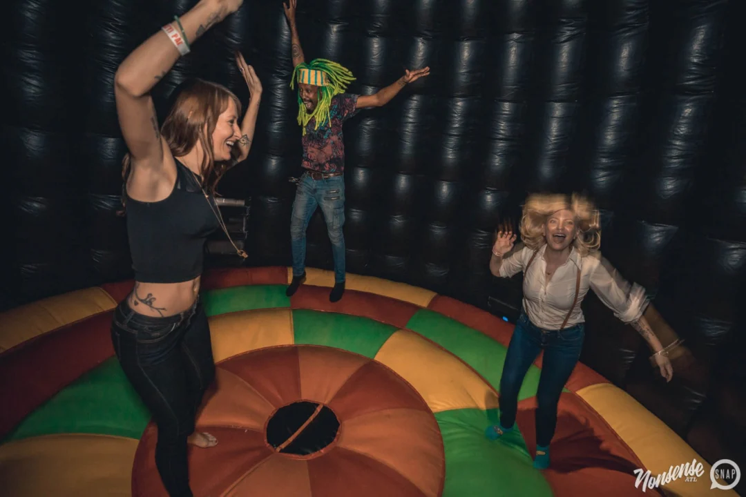 NONSENSE DANCE PARTY! We brought out the XTREME DANCE DOME and got ridiculous! Kimber was the DJ. Photo by Fabeaux/Oh Snap