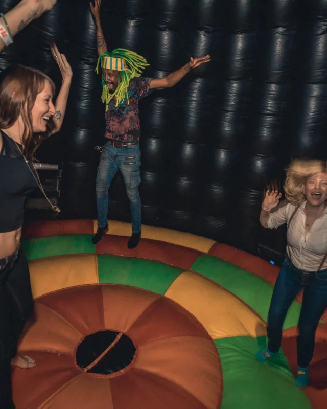 NONSENSE DANCE PARTY! We brought out the XTREME DANCE DOME and got ridiculous! Kimber was the DJ. Photo by Fabeaux/Oh Snap