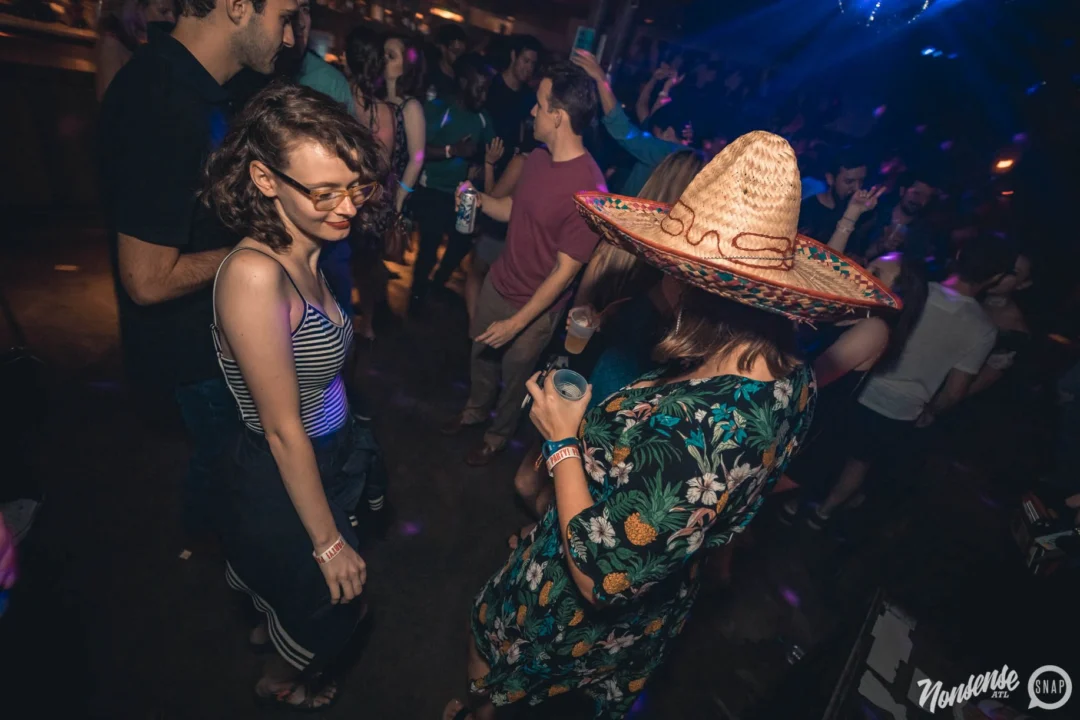 NONSENSE DANCE PARTY! We brought out the XTREME DANCE DOME and got ridiculous! Kimber was the DJ. Photo by Fabeaux/Oh Snap