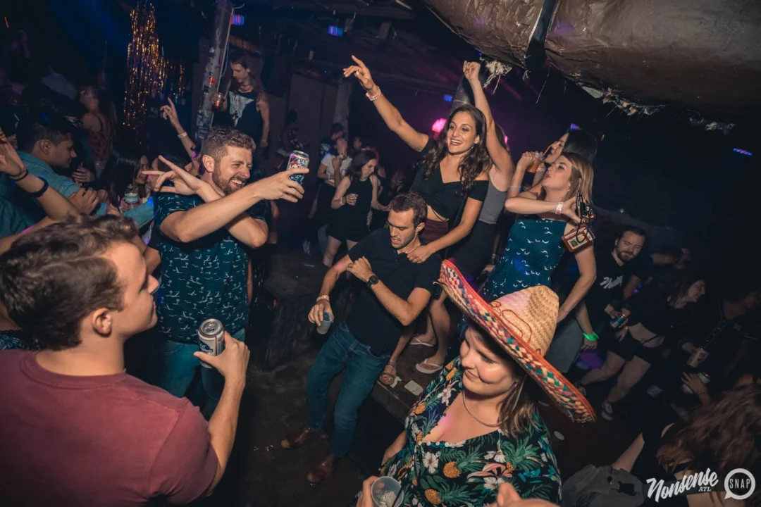 NONSENSE DANCE PARTY! We brought out the XTREME DANCE DOME and got ridiculous! Kimber was the DJ. Photo by Fabeaux/Oh Snap