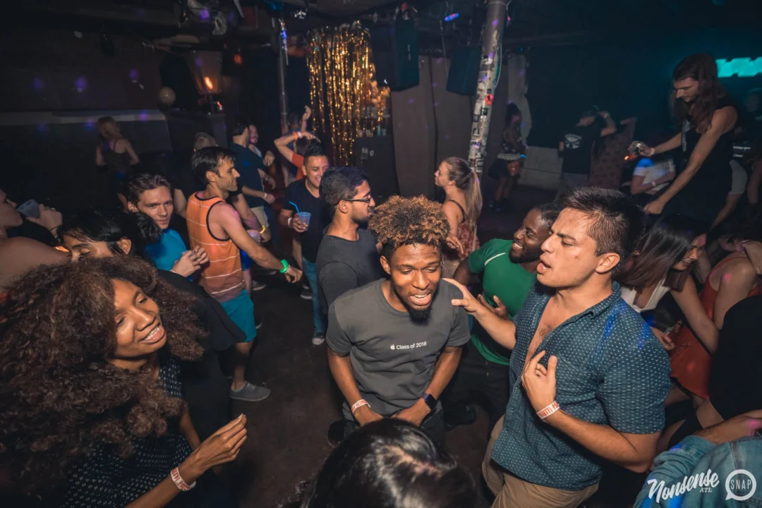 NONSENSE DANCE PARTY! We brought out the XTREME DANCE DOME and got ridiculous! Kimber was the DJ. Photo by Fabeaux/Oh Snap