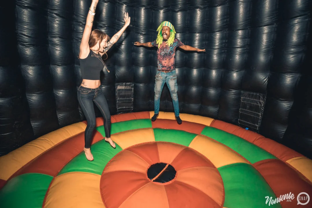 NONSENSE DANCE PARTY! We brought out the XTREME DANCE DOME and got ridiculous! Kimber was the DJ. Photo by Fabeaux/Oh Snap