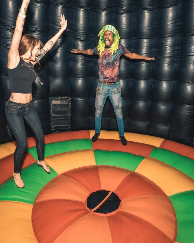 NONSENSE DANCE PARTY! We brought out the XTREME DANCE DOME and got ridiculous! Kimber was the DJ. Photo by Fabeaux/Oh Snap