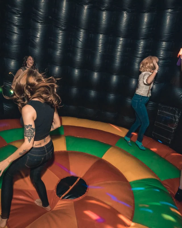 NONSENSE DANCE PARTY! We brought out the XTREME DANCE DOME and got ridiculous! Kimber was the DJ. Photo by Fabeaux/Oh Snap
