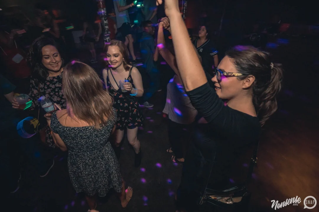 NONSENSE DANCE PARTY! We brought out the XTREME DANCE DOME and got ridiculous! Kimber was the DJ. Photo by Fabeaux/Oh Snap
