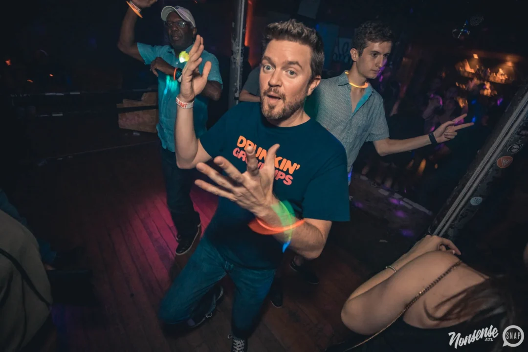 NONSENSE DANCE PARTY! We brought out the XTREME DANCE DOME and got ridiculous! Kimber was the DJ. Photo by Fabeaux/Oh Snap