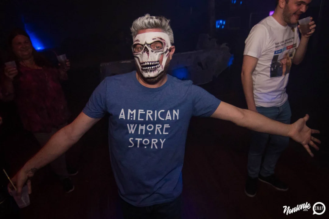 NONSENSE HAUNTED DANCE PARTY + PHOBIA EXPERIENCE at The Basement! October 19, 2018. Kimber was the DJ. Photo by Stephanie Heath/Oh Snap
