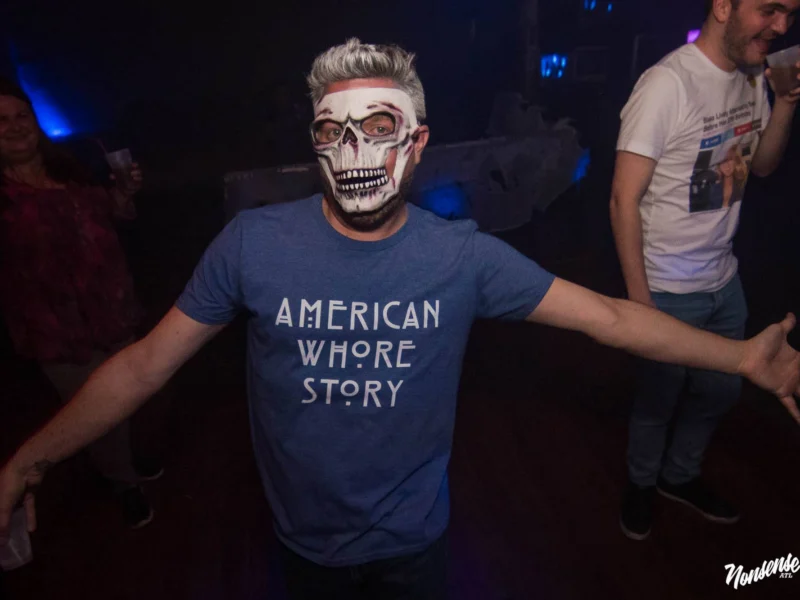 NONSENSE HAUNTED DANCE PARTY + PHOBIA EXPERIENCE at The Basement! October 19, 2018. Kimber was the DJ. Photo by Stephanie Heath/Oh Snap