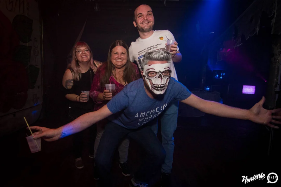 NONSENSE HAUNTED DANCE PARTY + PHOBIA EXPERIENCE at The Basement! October 19, 2018. Kimber was the DJ. Photo by Stephanie Heath/Oh Snap