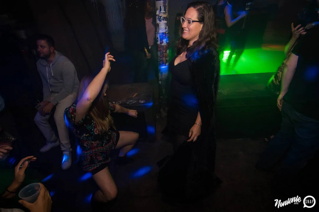 NONSENSE HAUNTED DANCE PARTY + PHOBIA EXPERIENCE at The Basement! October 19, 2018. Kimber was the DJ. Photo by Stephanie Heath/Oh Snap
