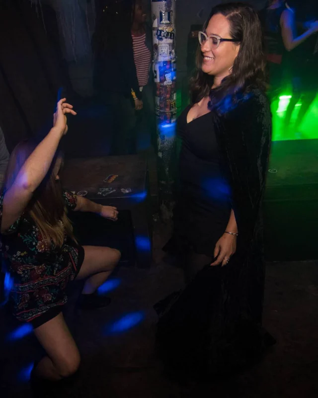NONSENSE HAUNTED DANCE PARTY + PHOBIA EXPERIENCE at The Basement! October 19, 2018. Kimber was the DJ. Photo by Stephanie Heath/Oh Snap