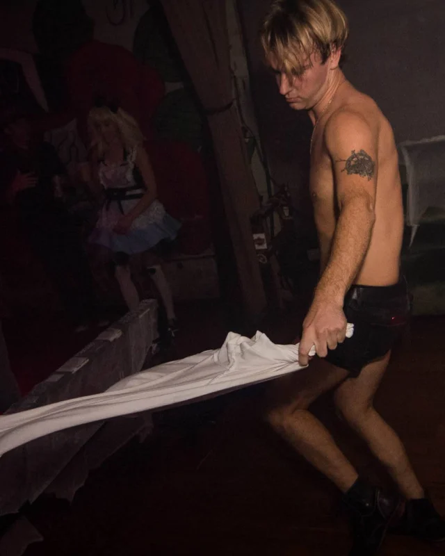 NONSENSE HAUNTED DANCE PARTY + PHOBIA EXPERIENCE at The Basement! October 19, 2018. Kimber was the DJ. Photo by Stephanie Heath/Oh Snap