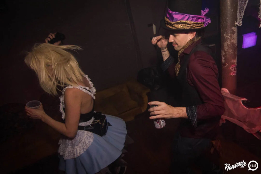 NONSENSE HAUNTED DANCE PARTY + PHOBIA EXPERIENCE at The Basement! October 19, 2018. Kimber was the DJ. Photo by Stephanie Heath/Oh Snap