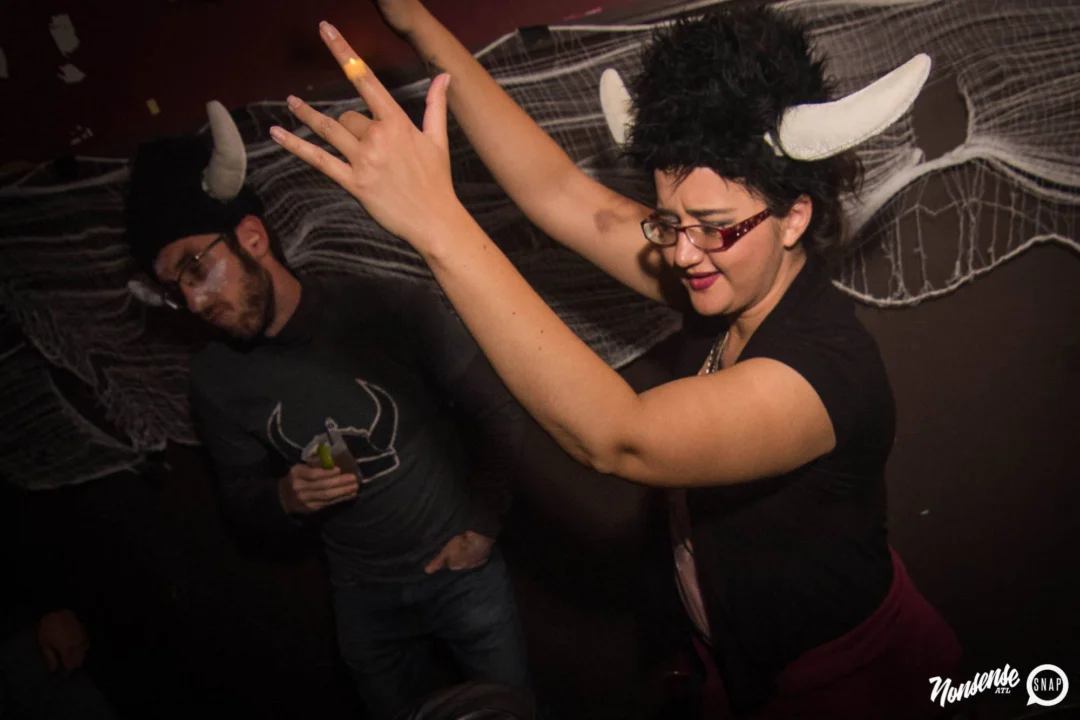 NONSENSE HAUNTED DANCE PARTY + PHOBIA EXPERIENCE at The Basement! October 19, 2018. Kimber was the DJ. Photo by Stephanie Heath/Oh Snap