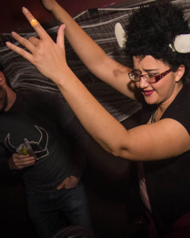 NONSENSE HAUNTED DANCE PARTY + PHOBIA EXPERIENCE at The Basement! October 19, 2018. Kimber was the DJ. Photo by Stephanie Heath/Oh Snap