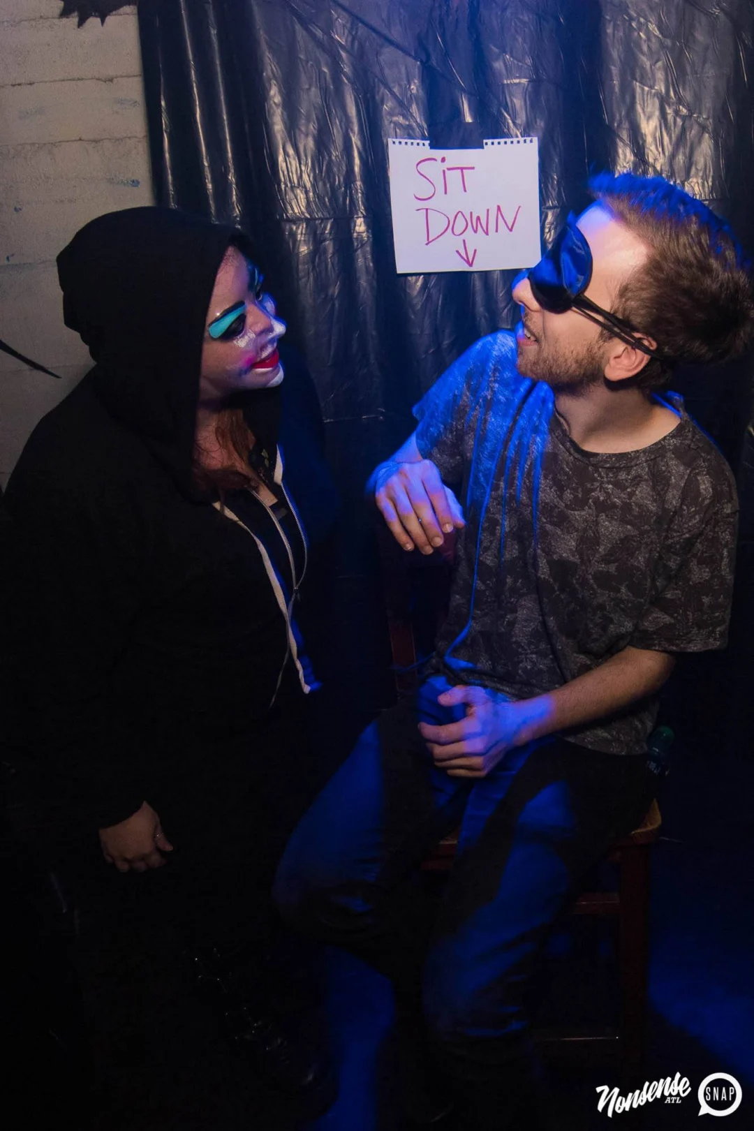 NONSENSE HAUNTED DANCE PARTY + PHOBIA EXPERIENCE at The Basement! October 19, 2018. Kimber was the DJ. Photo by Stephanie Heath/Oh Snap
