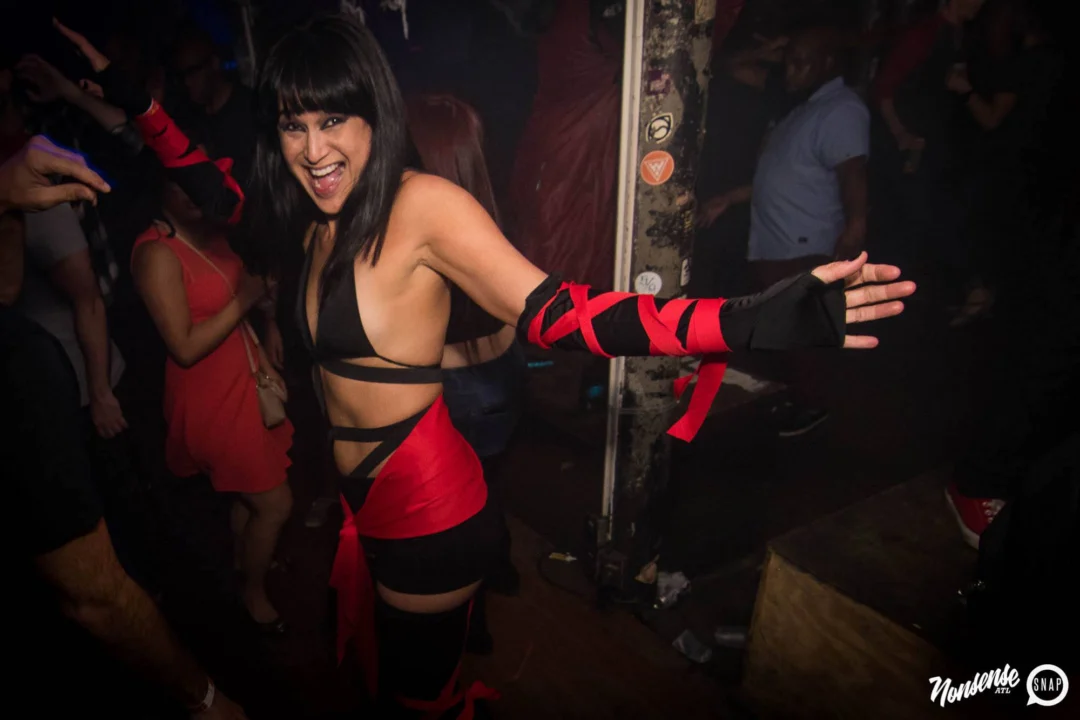 NONSENSE HAUNTED DANCE PARTY + PHOBIA EXPERIENCE at The Basement! October 19, 2018. Kimber was the DJ. Photo by Stephanie Heath/Oh Snap