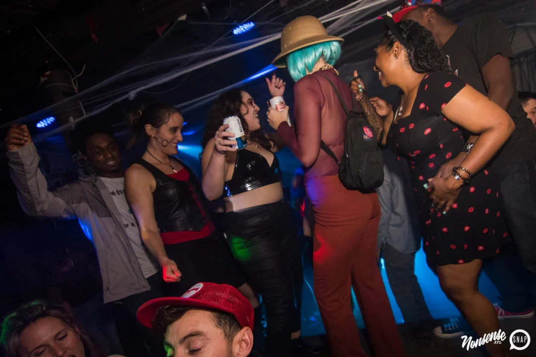 NONSENSE HAUNTED DANCE PARTY + PHOBIA EXPERIENCE at The Basement! October 19, 2018. Kimber was the DJ. Photo by Stephanie Heath/Oh Snap