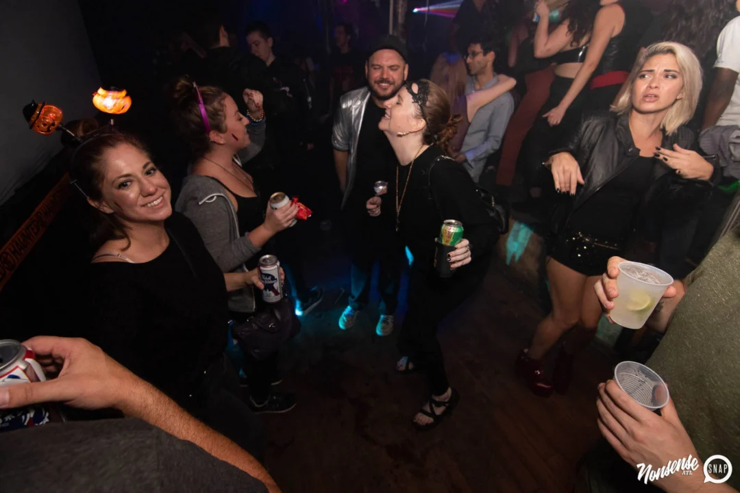 NONSENSE HAUNTED DANCE PARTY + PHOBIA EXPERIENCE at The Basement! October 19, 2018. Kimber was the DJ. Photo by Stephanie Heath/Oh Snap