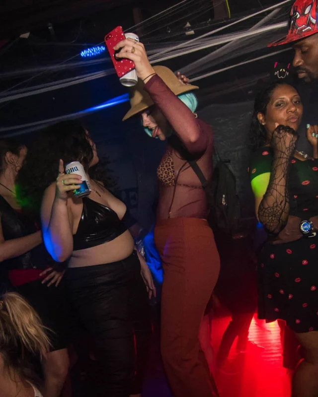 NONSENSE HAUNTED DANCE PARTY + PHOBIA EXPERIENCE at The Basement! October 19, 2018. Kimber was the DJ. Photo by Stephanie Heath/Oh Snap