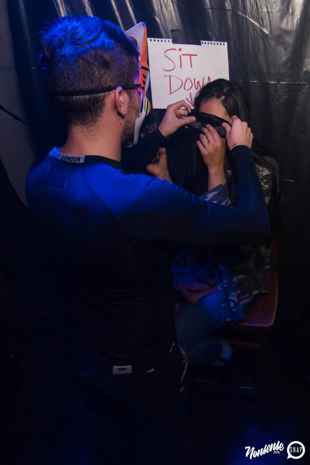 NONSENSE HAUNTED DANCE PARTY + PHOBIA EXPERIENCE at The Basement! October 19, 2018. Kimber was the DJ. Photo by Stephanie Heath/Oh Snap