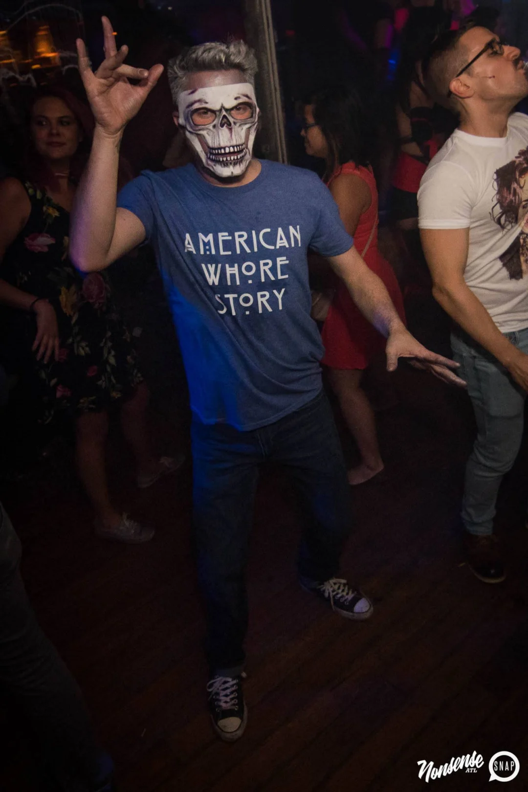 NONSENSE HAUNTED DANCE PARTY + PHOBIA EXPERIENCE at The Basement! October 19, 2018. Kimber was the DJ. Photo by Stephanie Heath/Oh Snap