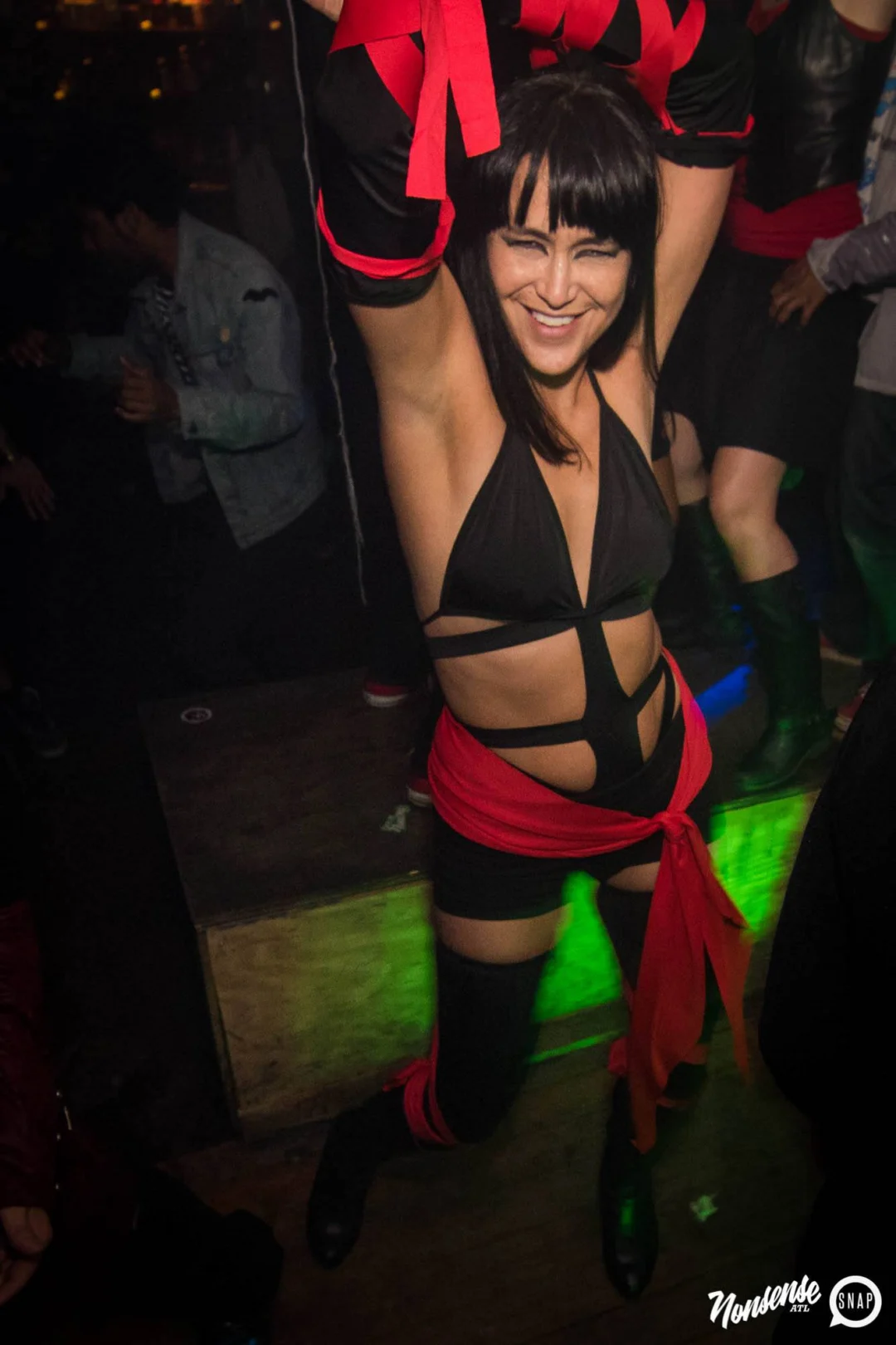 NONSENSE HAUNTED DANCE PARTY + PHOBIA EXPERIENCE at The Basement! October 19, 2018. Kimber was the DJ. Photo by Stephanie Heath/Oh Snap