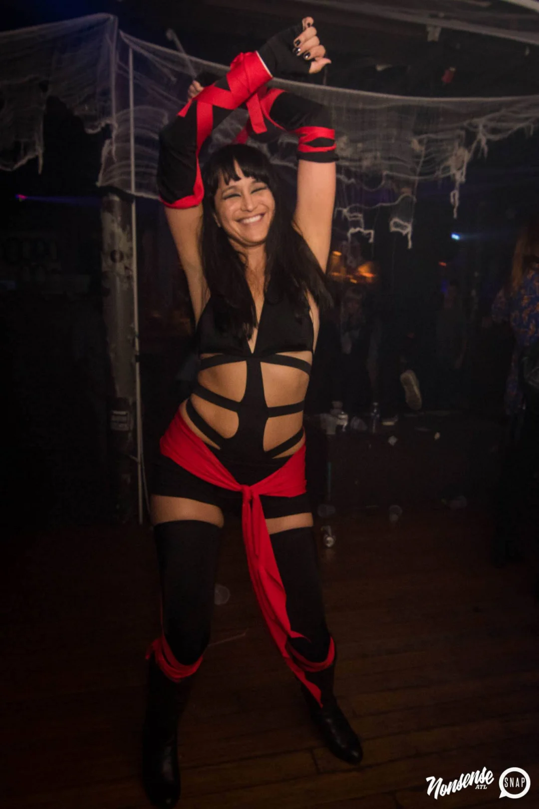 NONSENSE HAUNTED DANCE PARTY + PHOBIA EXPERIENCE at The Basement! October 19, 2018. Kimber was the DJ. Photo by Stephanie Heath/Oh Snap