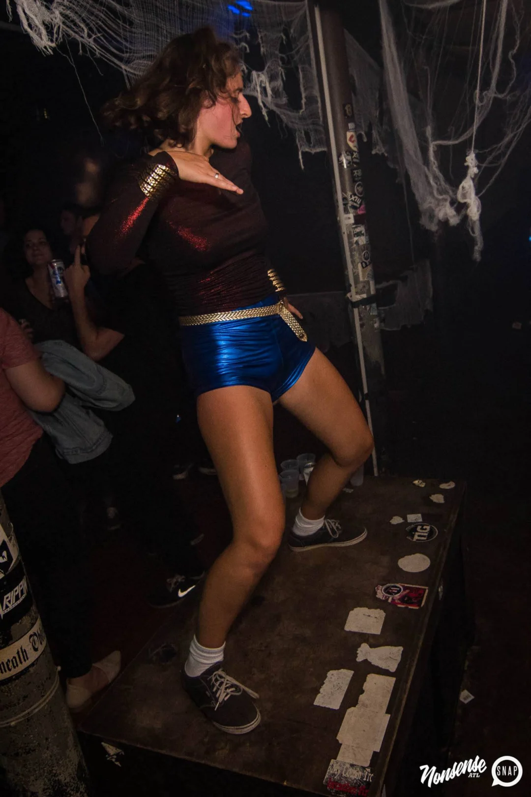 NONSENSE HAUNTED DANCE PARTY + PHOBIA EXPERIENCE at The Basement! October 19, 2018. Kimber was the DJ. Photo by Stephanie Heath/Oh Snap