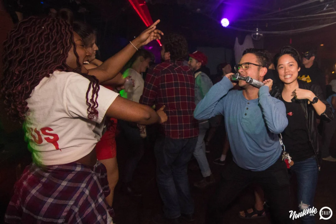 NONSENSE HAUNTED DANCE PARTY + PHOBIA EXPERIENCE at The Basement! October 19, 2018. Kimber was the DJ. Photo by Stephanie Heath/Oh Snap