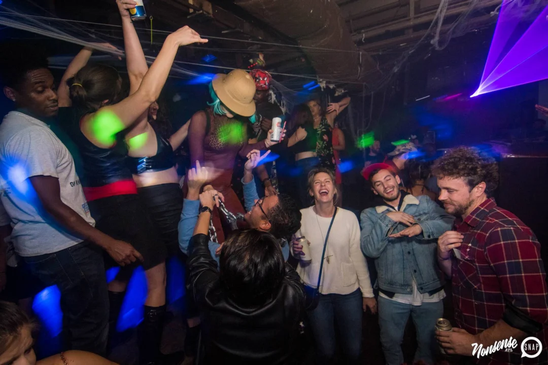 NONSENSE HAUNTED DANCE PARTY + PHOBIA EXPERIENCE at The Basement! October 19, 2018. Kimber was the DJ. Photo by Stephanie Heath/Oh Snap