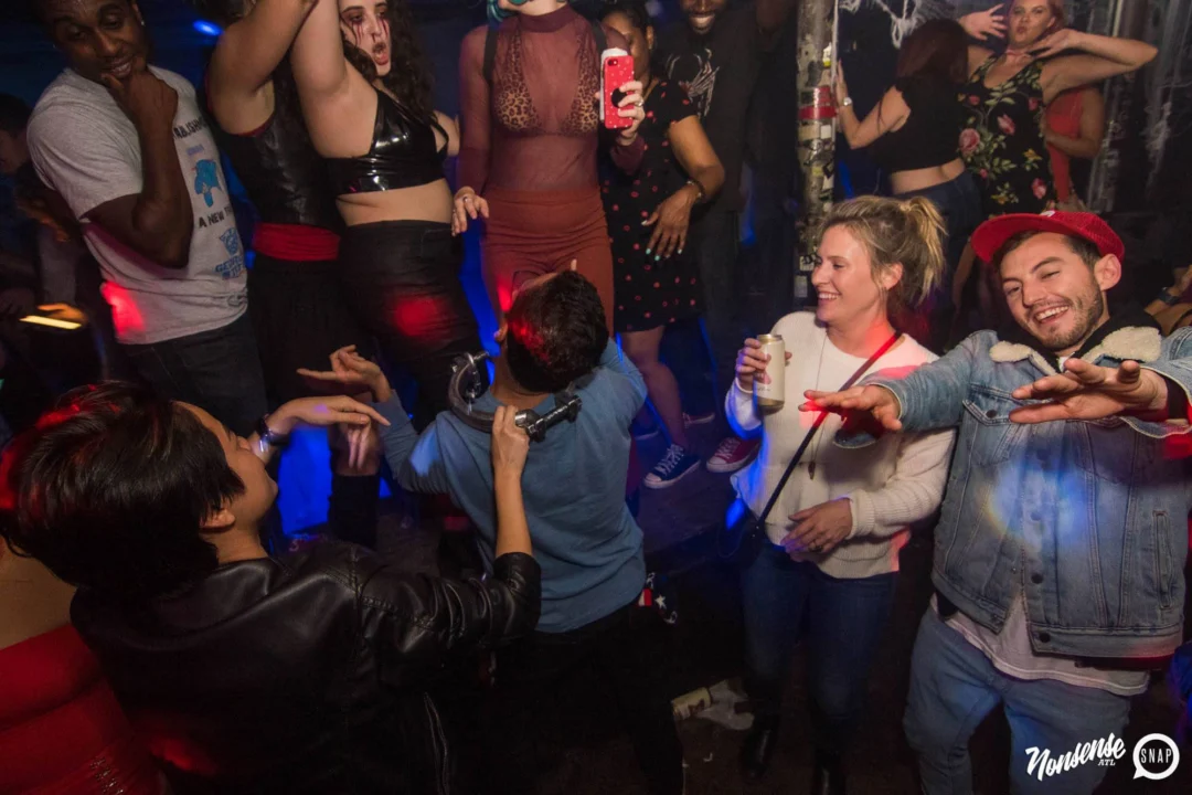 NONSENSE HAUNTED DANCE PARTY + PHOBIA EXPERIENCE at The Basement! October 19, 2018. Kimber was the DJ. Photo by Stephanie Heath/Oh Snap