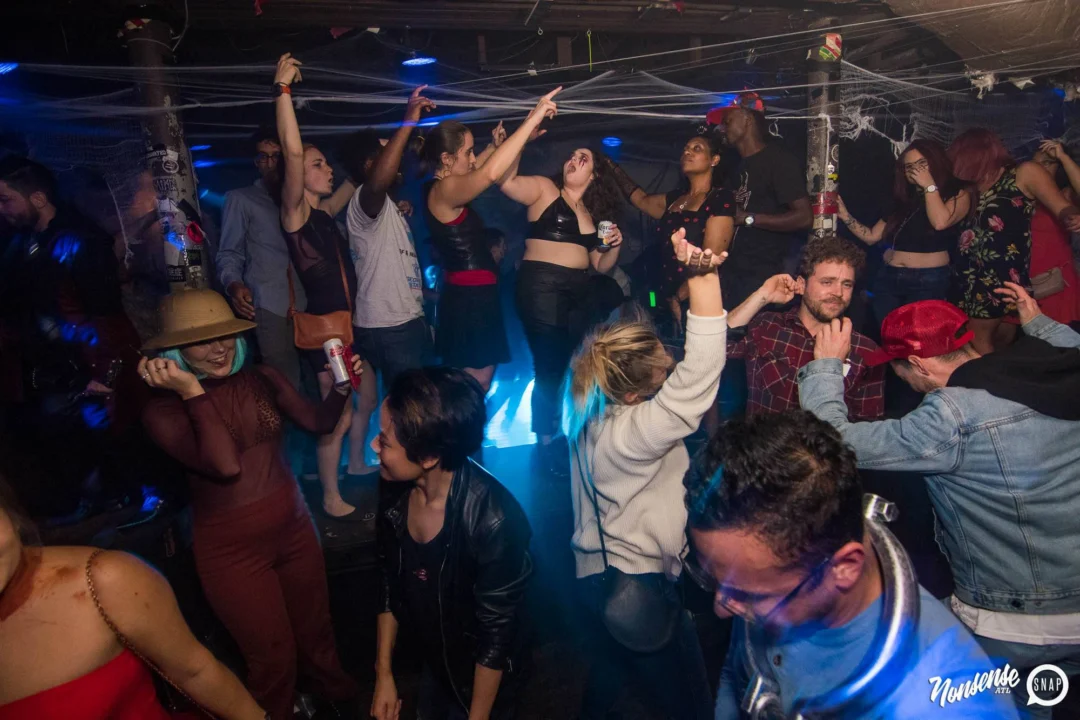 NONSENSE HAUNTED DANCE PARTY + PHOBIA EXPERIENCE at The Basement! October 19, 2018. Kimber was the DJ. Photo by Stephanie Heath/Oh Snap