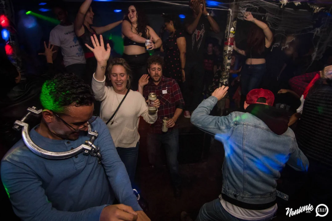 NONSENSE HAUNTED DANCE PARTY + PHOBIA EXPERIENCE at The Basement! October 19, 2018. Kimber was the DJ. Photo by Stephanie Heath/Oh Snap