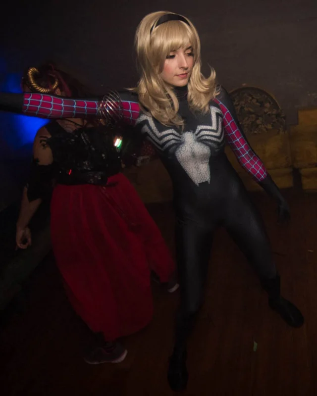 NONSENSE HAUNTED DANCE PARTY + PHOBIA EXPERIENCE at The Basement! October 19, 2018. Kimber was the DJ. Photo by Stephanie Heath/Oh Snap