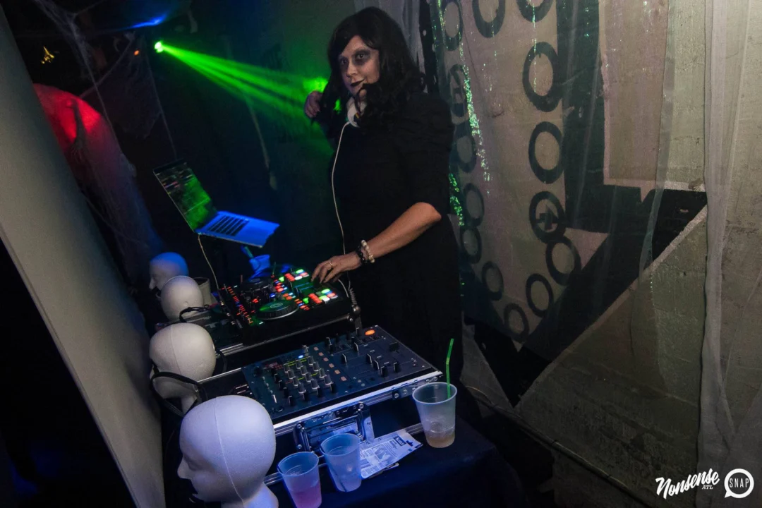 NONSENSE HAUNTED DANCE PARTY + PHOBIA EXPERIENCE at The Basement! October 19, 2018. Kimber was the DJ. Photo by Stephanie Heath/Oh Snap