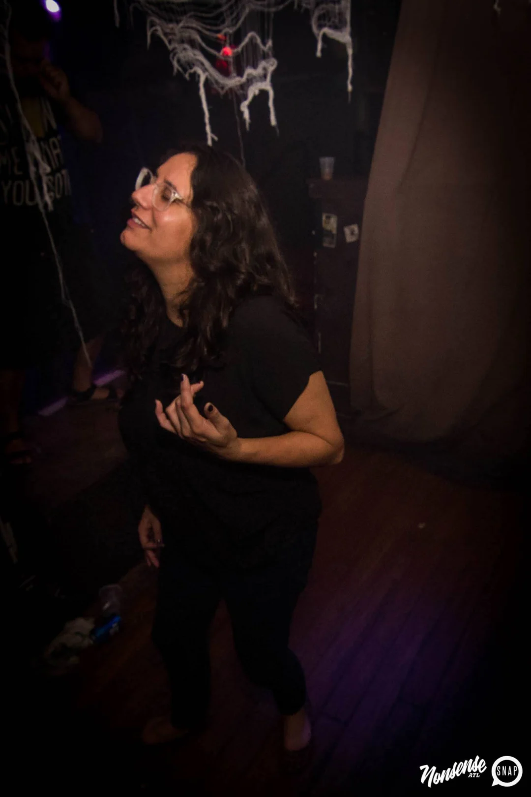 NONSENSE HAUNTED DANCE PARTY + PHOBIA EXPERIENCE at The Basement! October 19, 2018. Kimber was the DJ. Photo by Stephanie Heath/Oh Snap