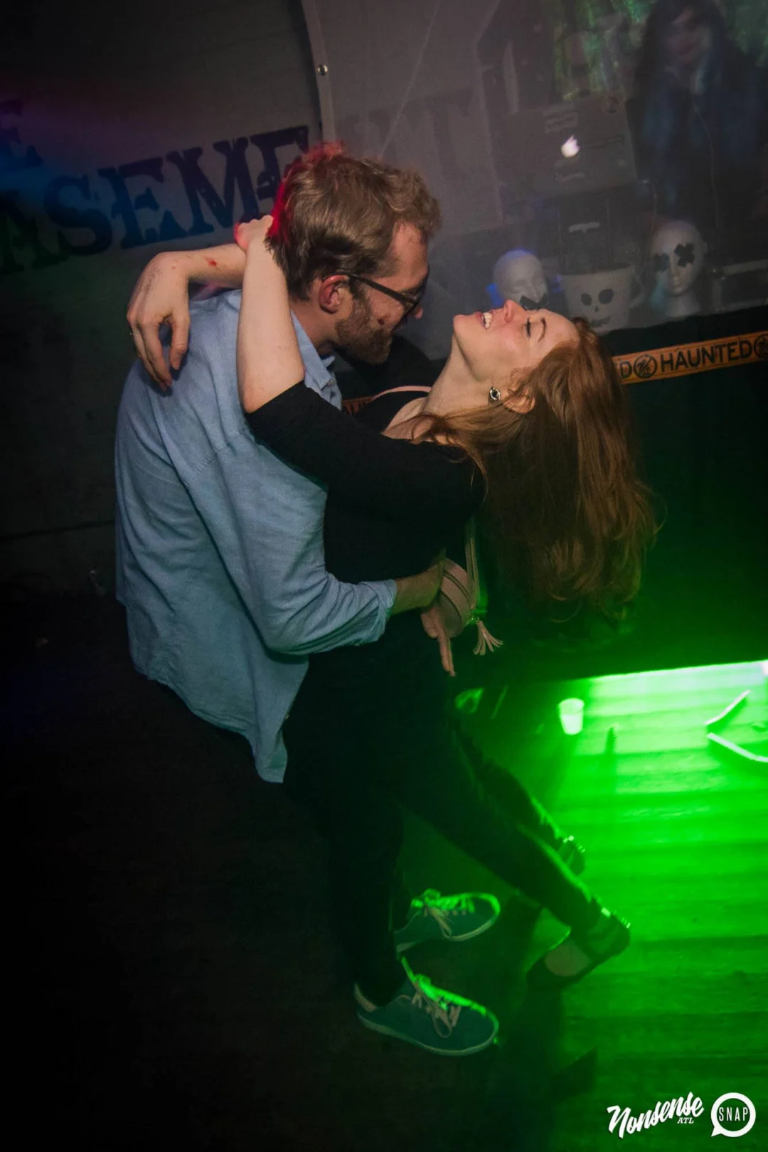 NONSENSE HAUNTED DANCE PARTY + PHOBIA EXPERIENCE at The Basement! October 19, 2018. Kimber was the DJ. Photo by Stephanie Heath/Oh Snap