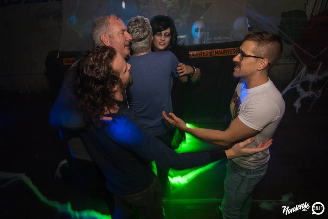 NONSENSE HAUNTED DANCE PARTY + PHOBIA EXPERIENCE at The Basement! October 19, 2018. Kimber was the DJ. Photo by Stephanie Heath/Oh Snap