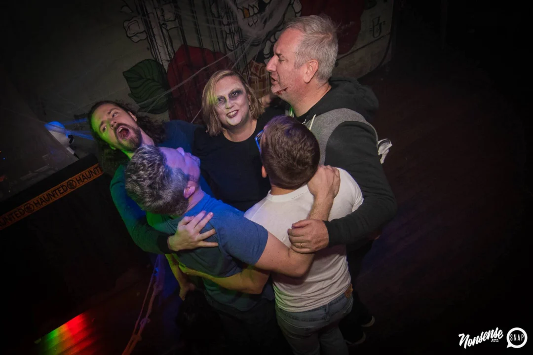 NONSENSE HAUNTED DANCE PARTY + PHOBIA EXPERIENCE at The Basement! October 19, 2018. Kimber was the DJ. Photo by Stephanie Heath/Oh Snap