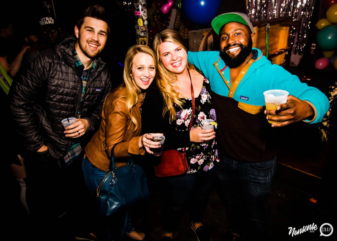 Nonsense: Balloons! November 2018 at The Basement, Thousands of balloons everywhere! Balloon Twisters! Balloon Walls! Kimber was the DJ!