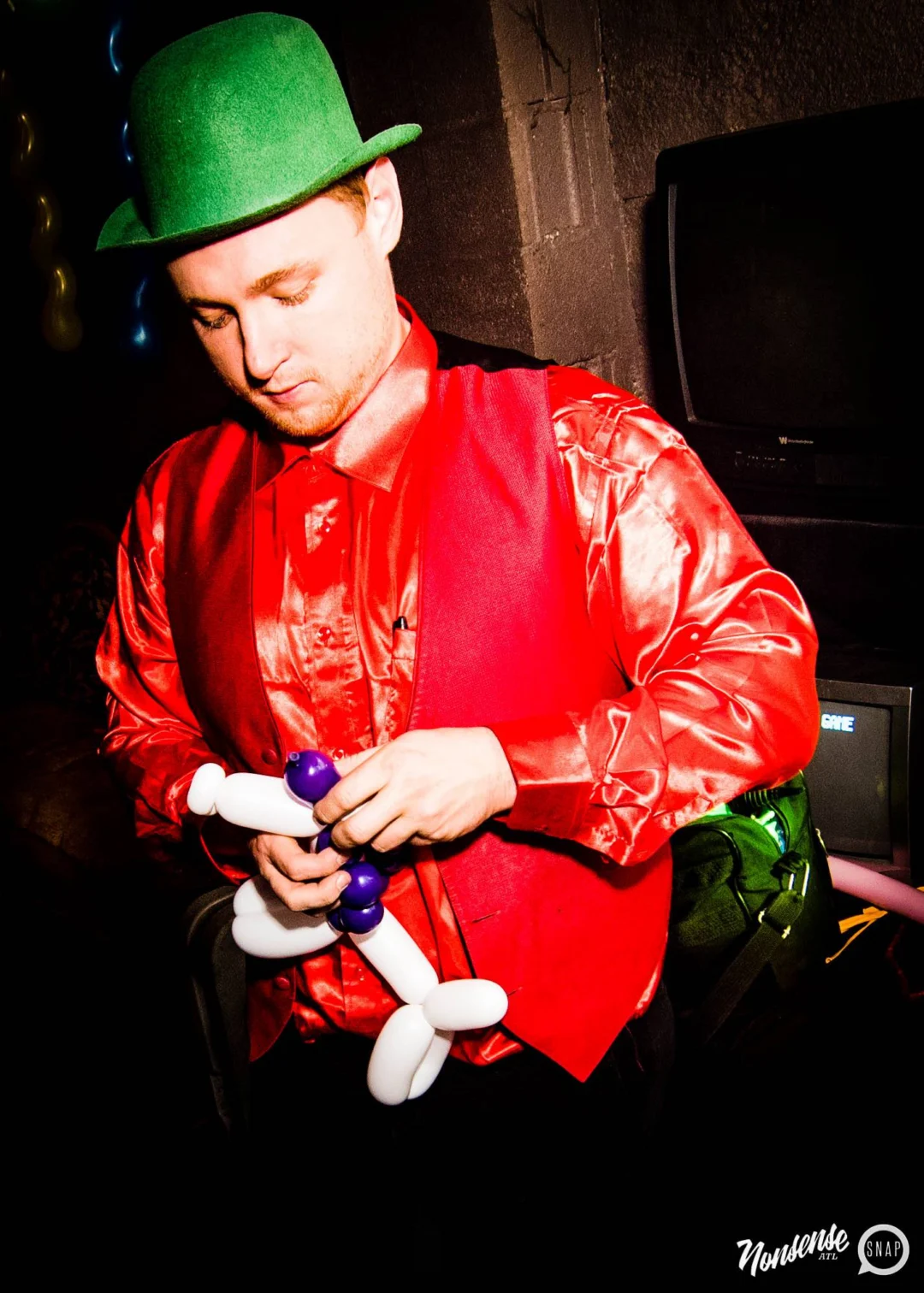 Nonsense: Balloons! November 2018 at The Basement, Thousands of balloons everywhere! Balloon Twisters! Balloon Walls! Kimber was the DJ!