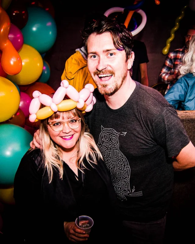 Nonsense: Balloons! November 2018 at The Basement, Thousands of balloons everywhere! Balloon Twisters! Balloon Walls! Kimber was the DJ!