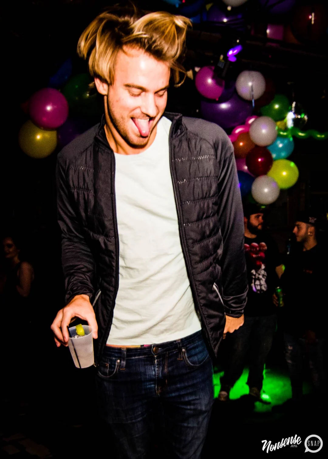 Nonsense: Balloons! November 2018 at The Basement, Thousands of balloons everywhere! Balloon Twisters! Balloon Walls! Kimber was the DJ!