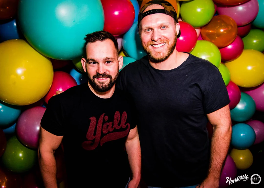 Nonsense: Balloons! November 2018 at The Basement, Thousands of balloons everywhere! Balloon Twisters! Balloon Walls! Kimber was the DJ!