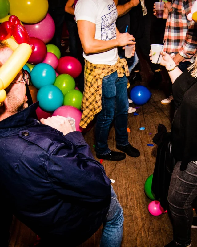 Nonsense: Balloons! November 2018 at The Basement, Thousands of balloons everywhere! Balloon Twisters! Balloon Walls! Kimber was the DJ!